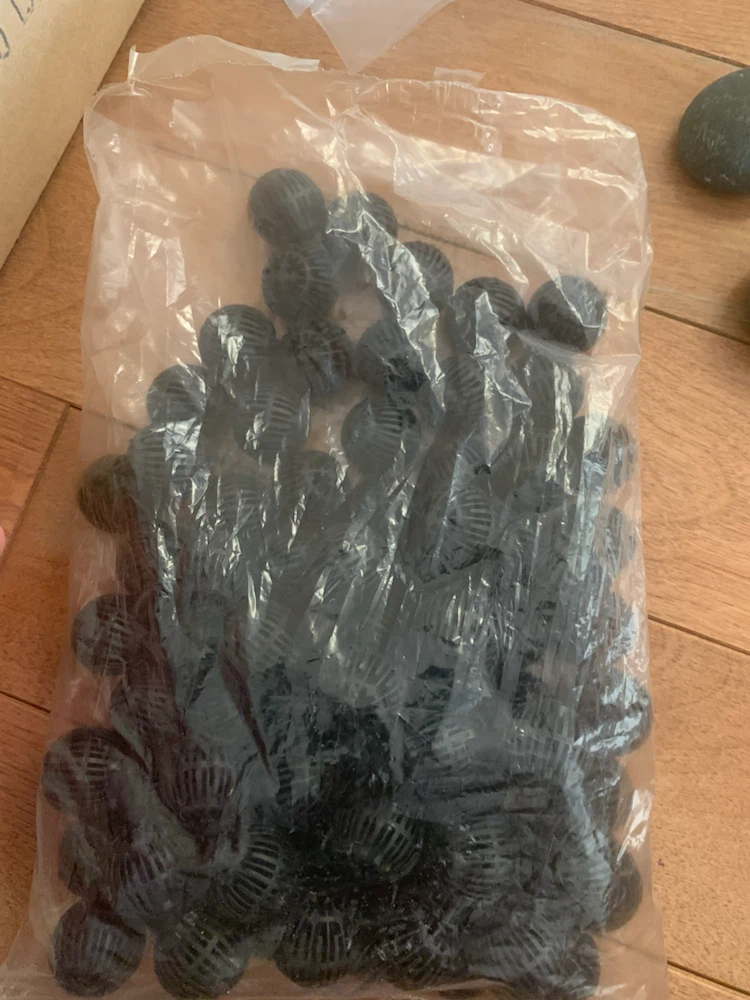 Bag of Black Plastic Filter Balls - photo 2