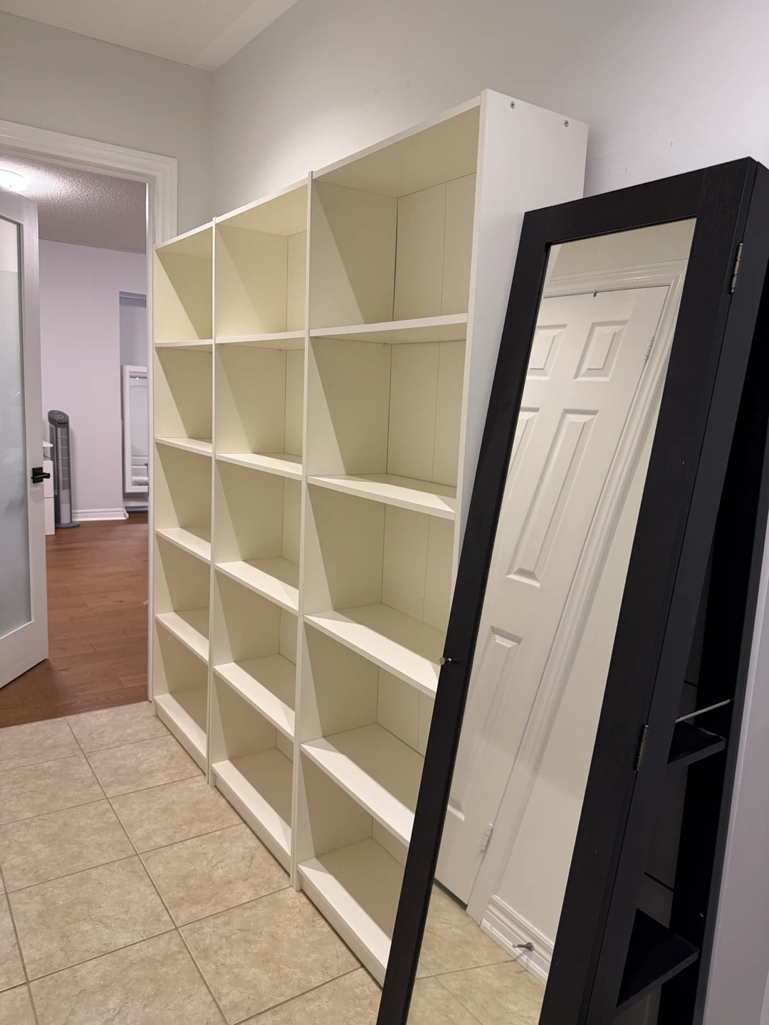 3 IKEA Book shelves