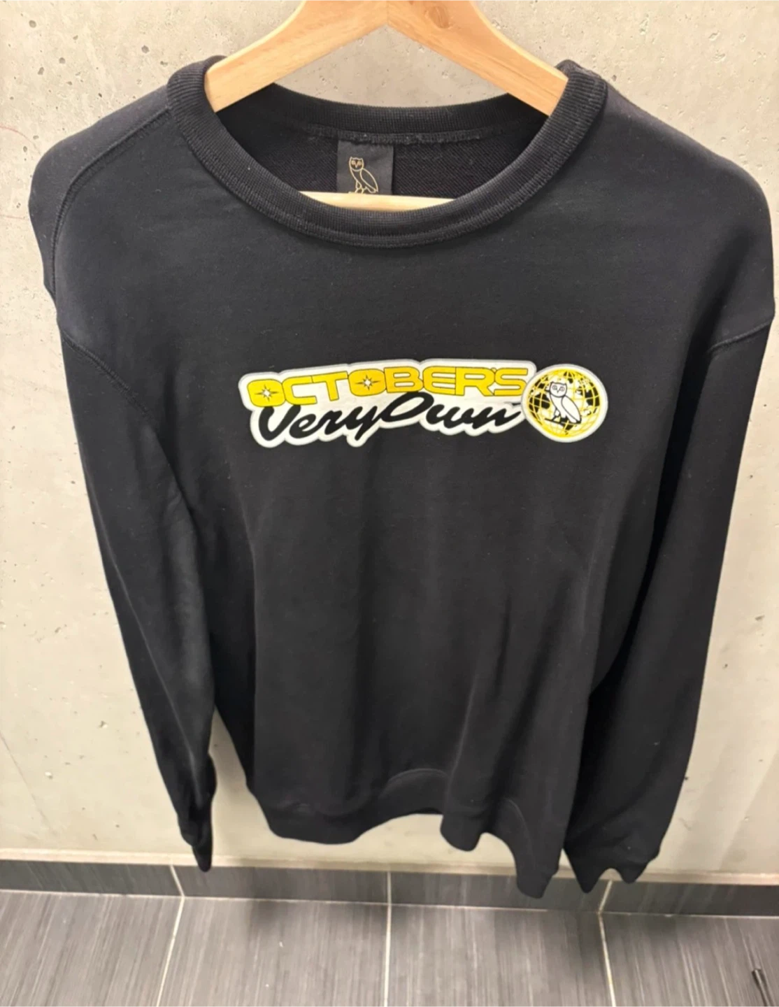 OVO Black Crewneck Sweatshirt Medium - photo 2