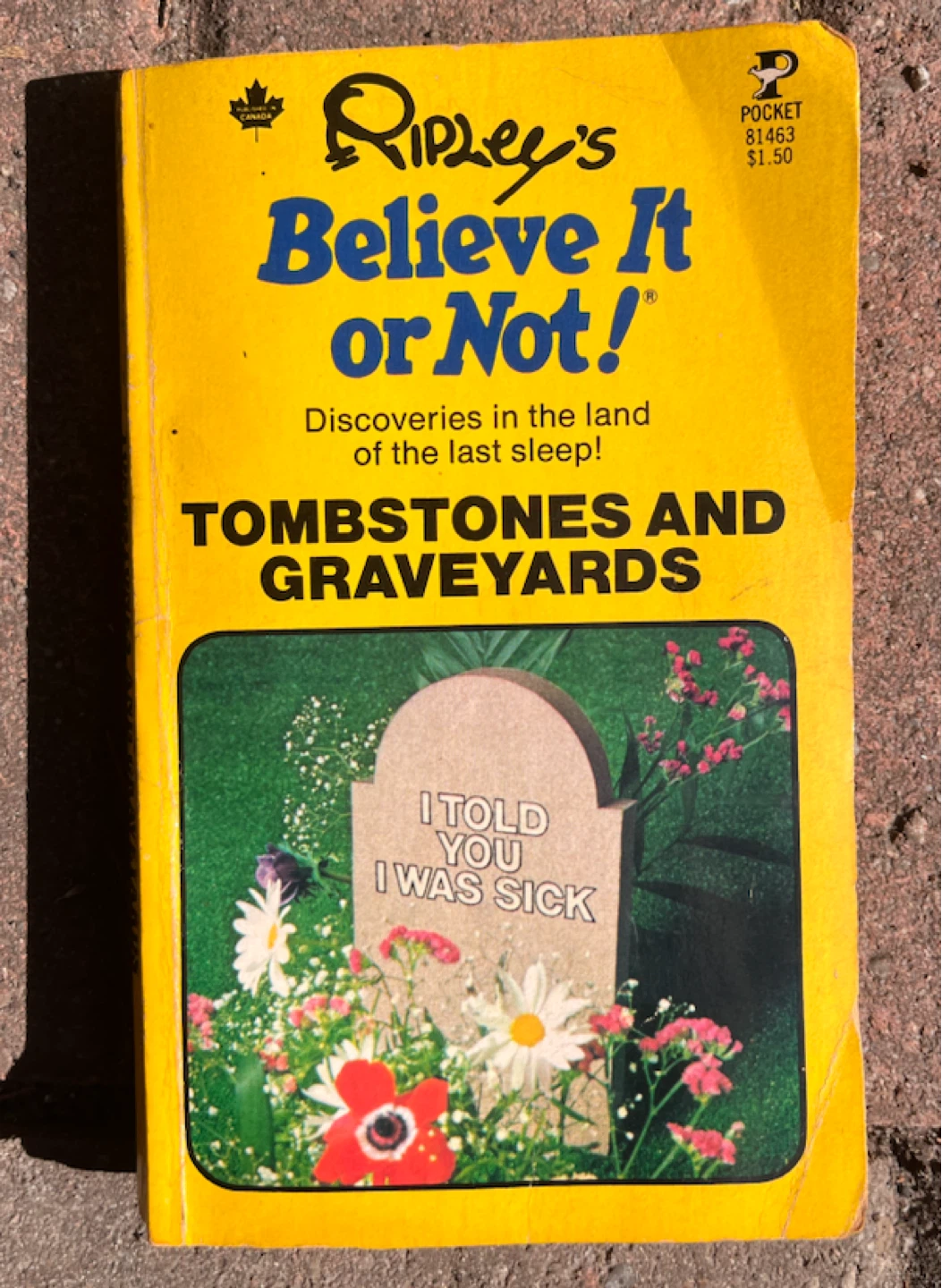 Ripley's Believe It or Not! Tombstones and Graveyards Book