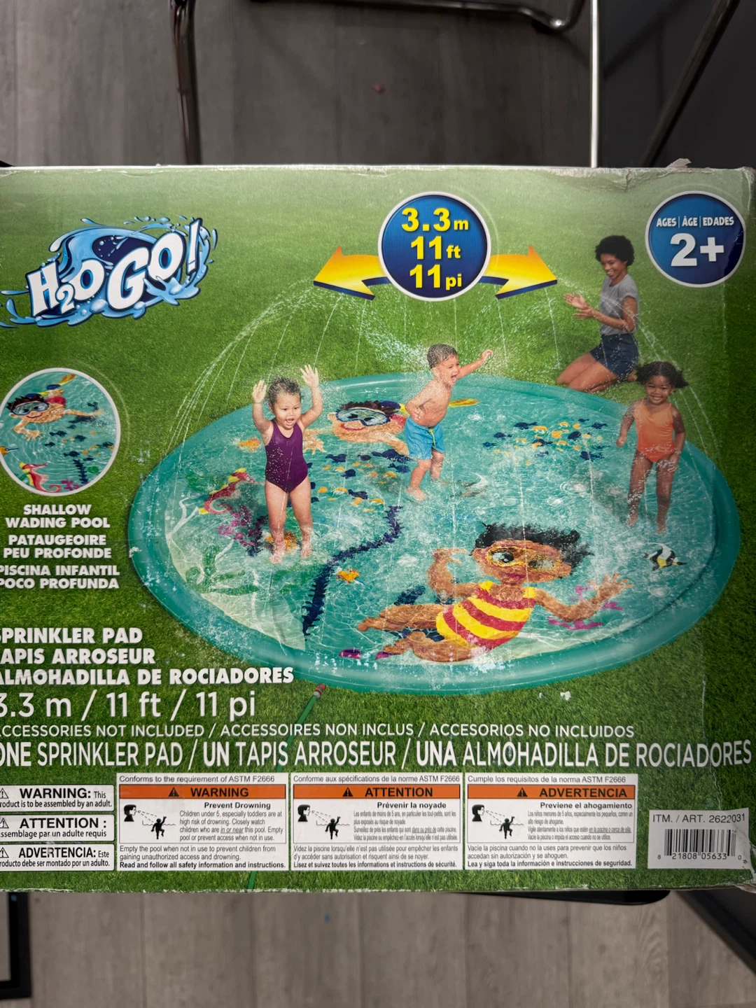 H2OGO! Underwater Adventure Sprinkler Pad 11ft