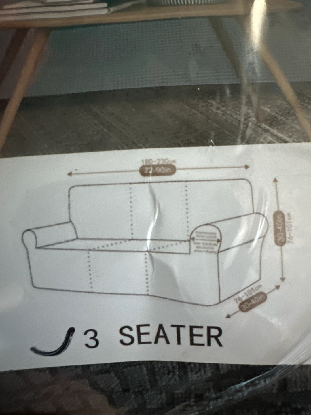 Sofa Slipcover - 3 Seater - photo 2