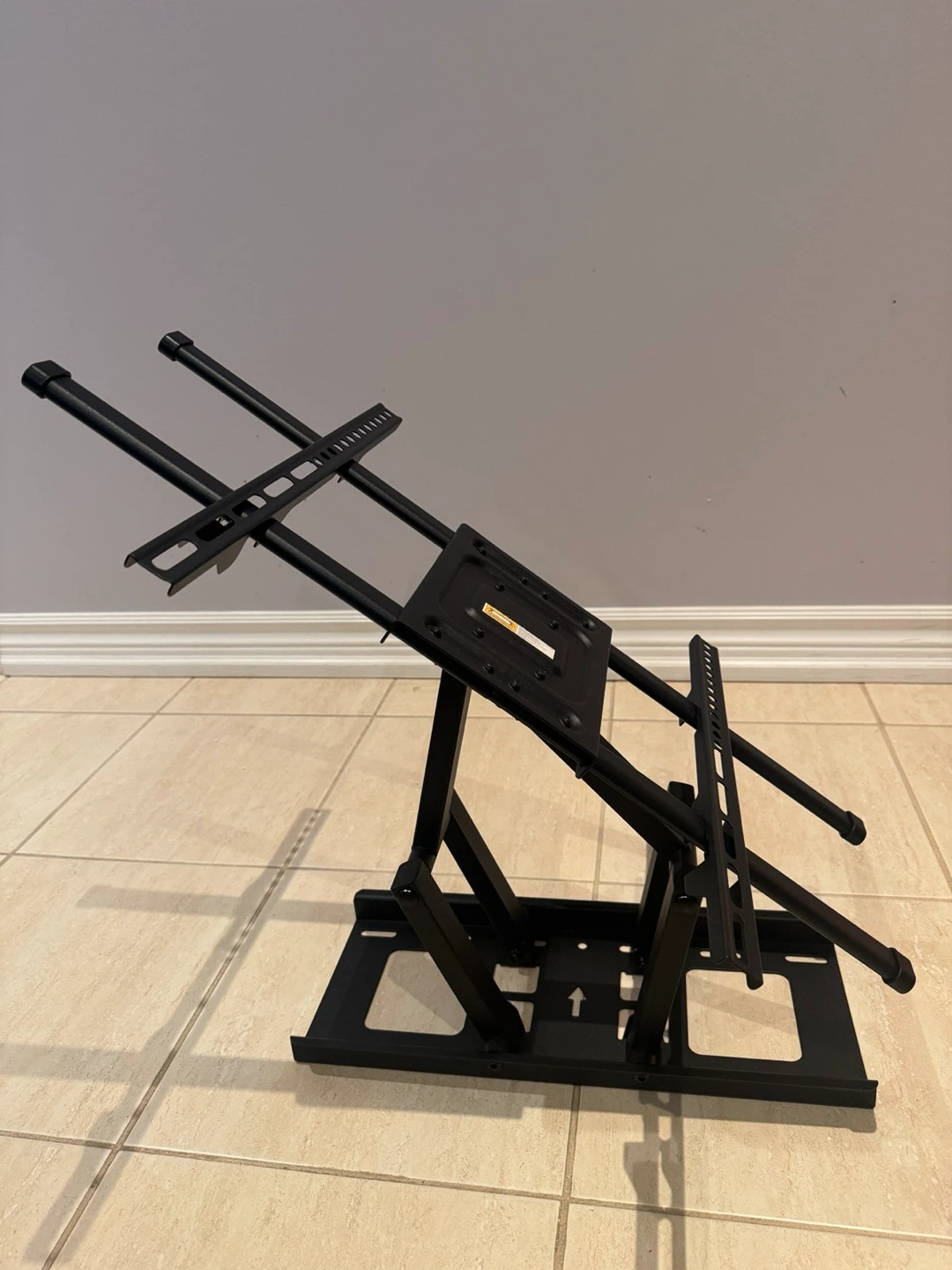 Black TV Wall Mount Stand - photo 2