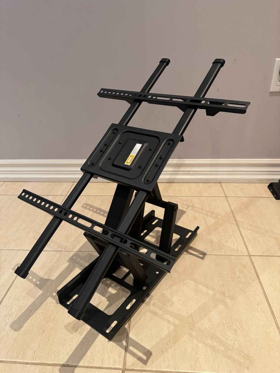 Black TV Wall Mount Stand - photo 3