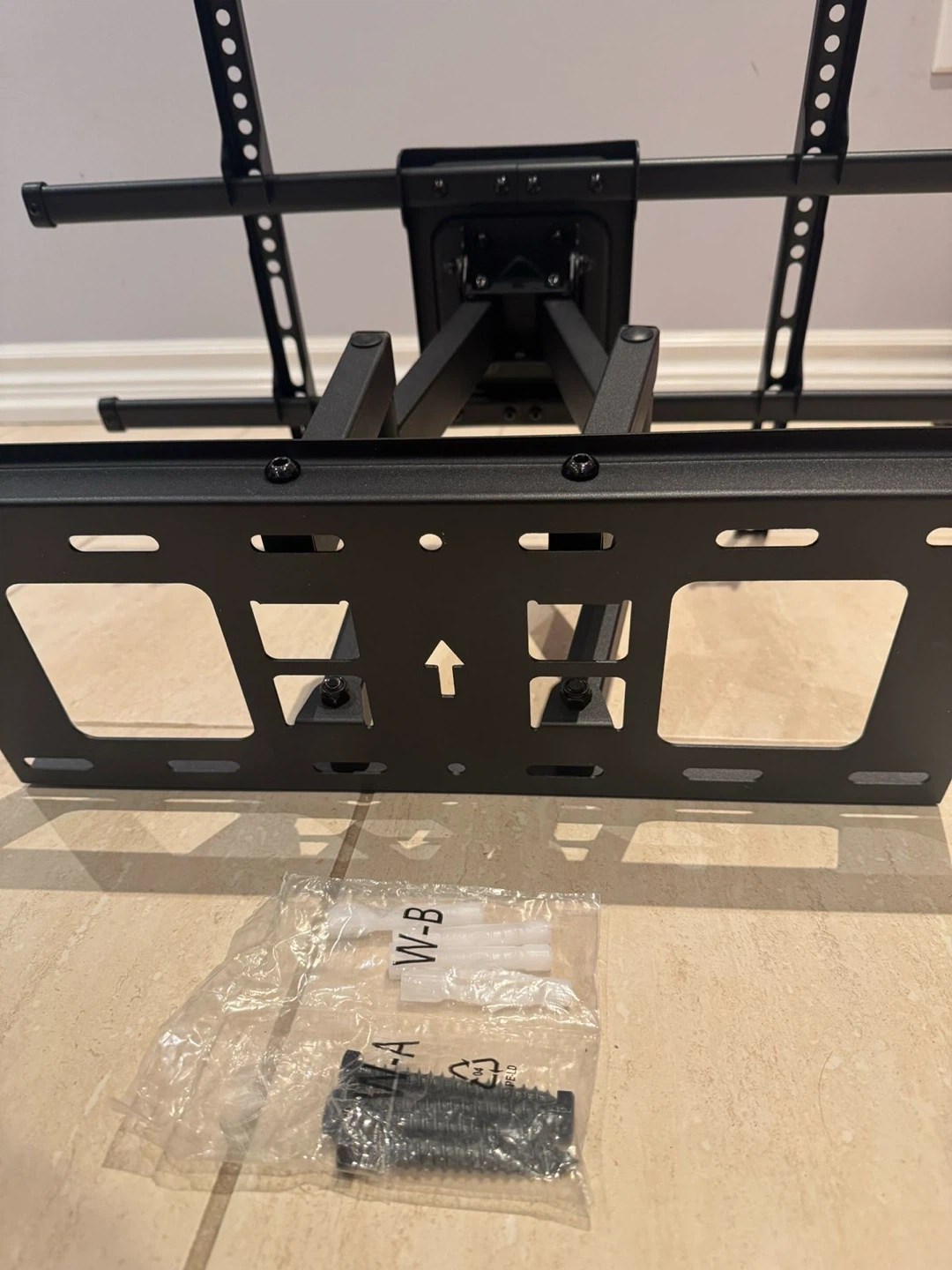 Black TV Wall Mount Stand - photo 4