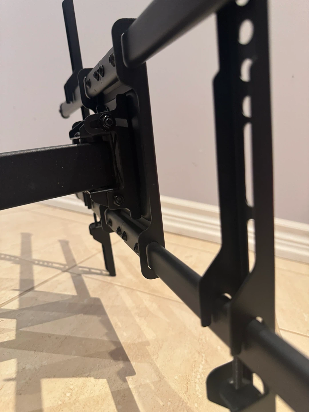 Black TV Wall Mount Stand - photo 5