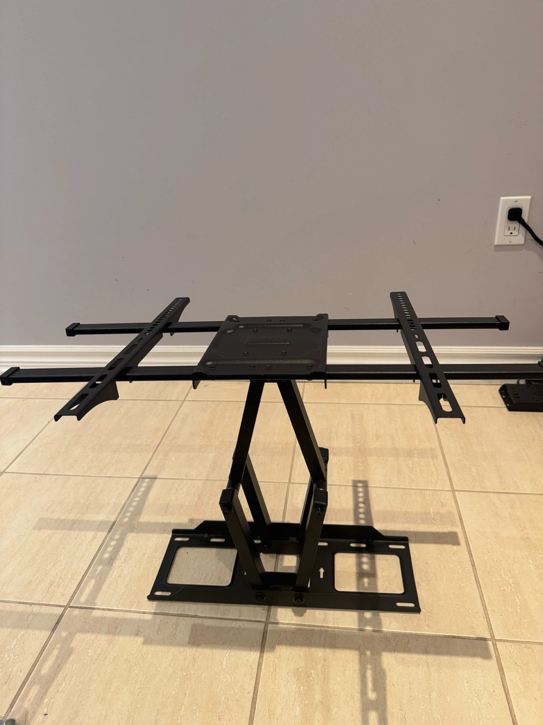 Black TV Wall Mount Stand