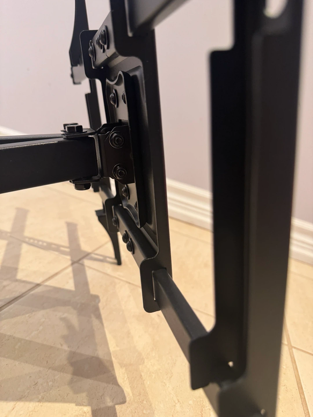 Black TV Wall Mount Stand - photo 5