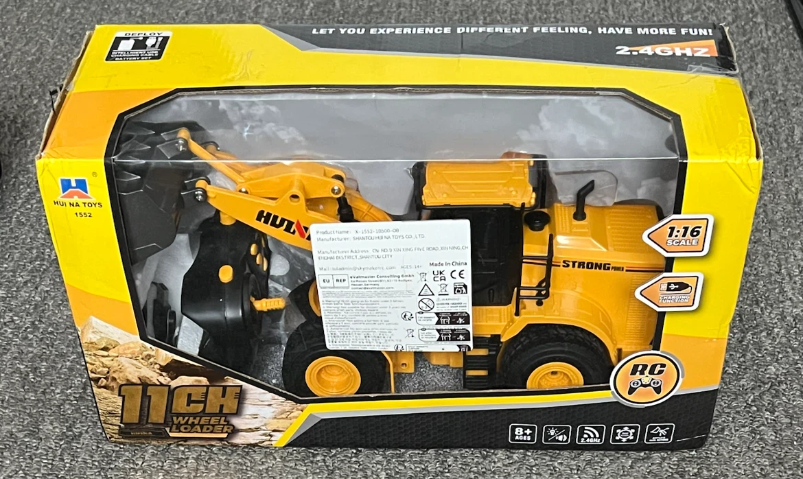 HUINA TOYS 11CH Wheel Loader RC Truck 1:16 Scale