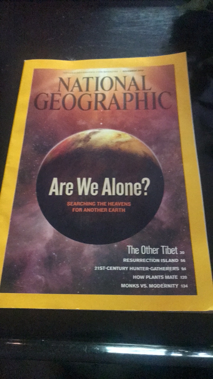 National Geographic Magazine: Are We Alone? Issue
