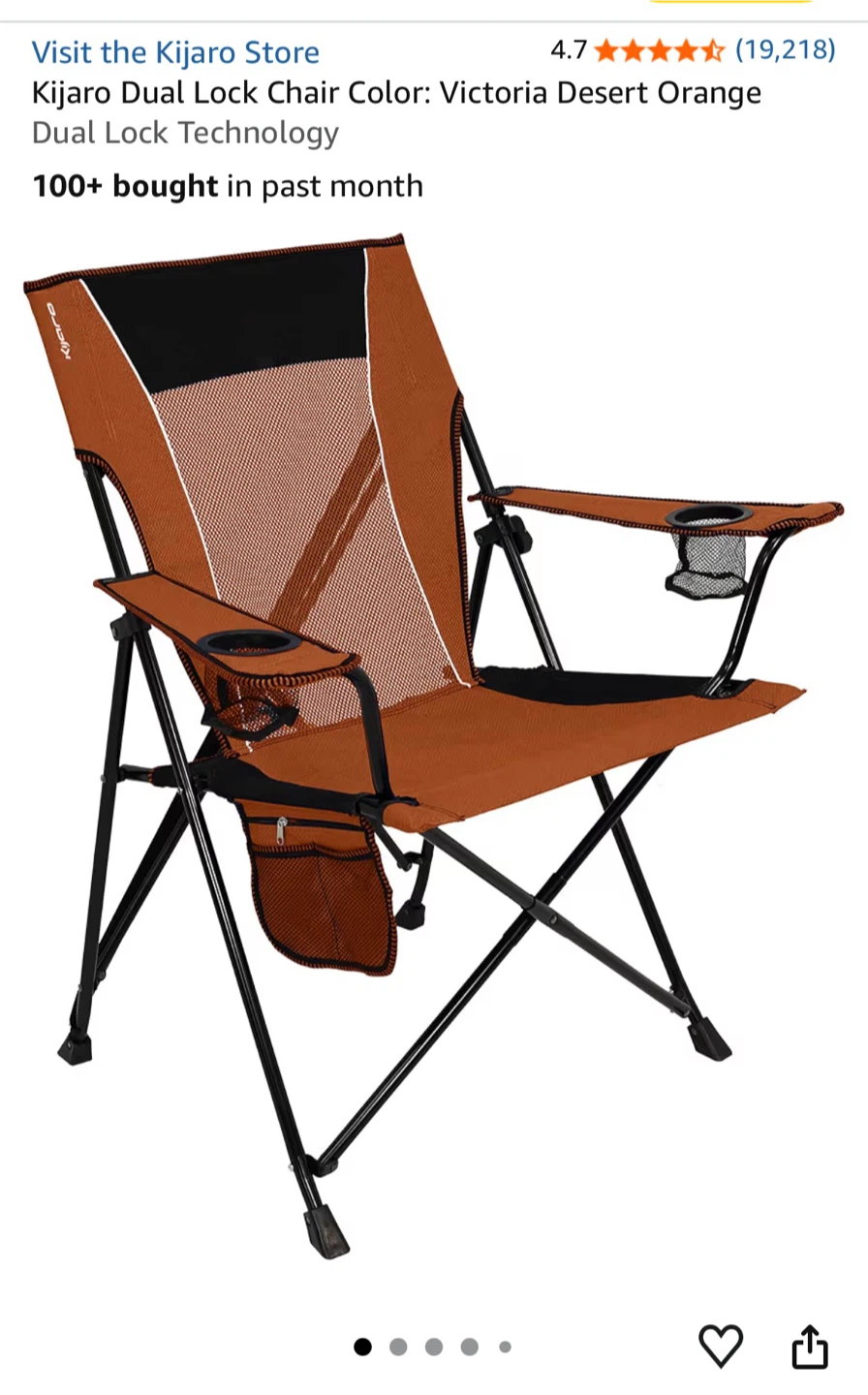 Kijaro Dual Lock Camp Chair