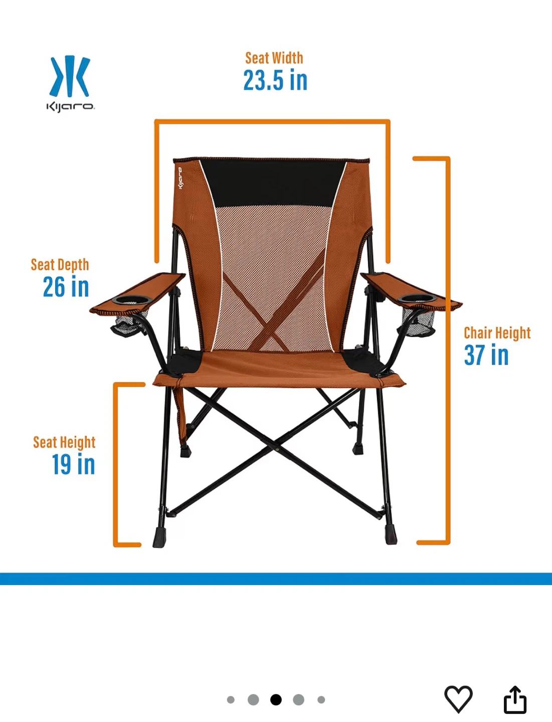 Kijaro Dual Lock Camp Chair - photo 3