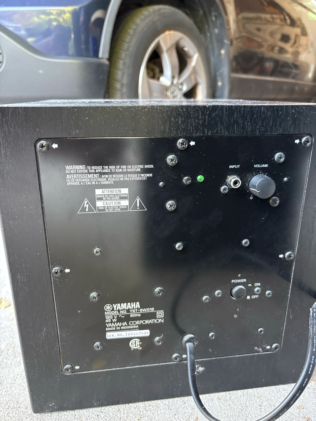 Yamaha YST-SW015 Powered Subwoofer - photo 2