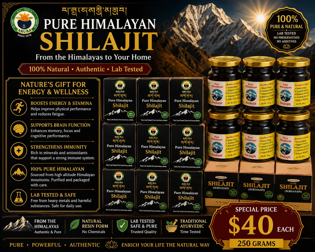 Arura Pure Himalayan Shilajit - 250 Grams