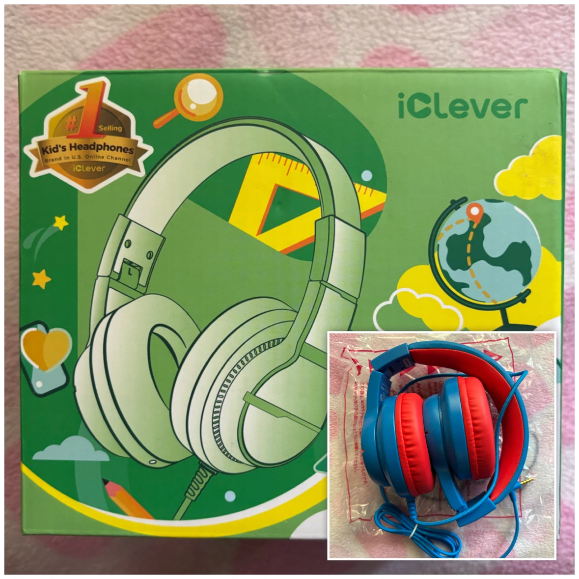 iClever Headphones - *Blue/Red*