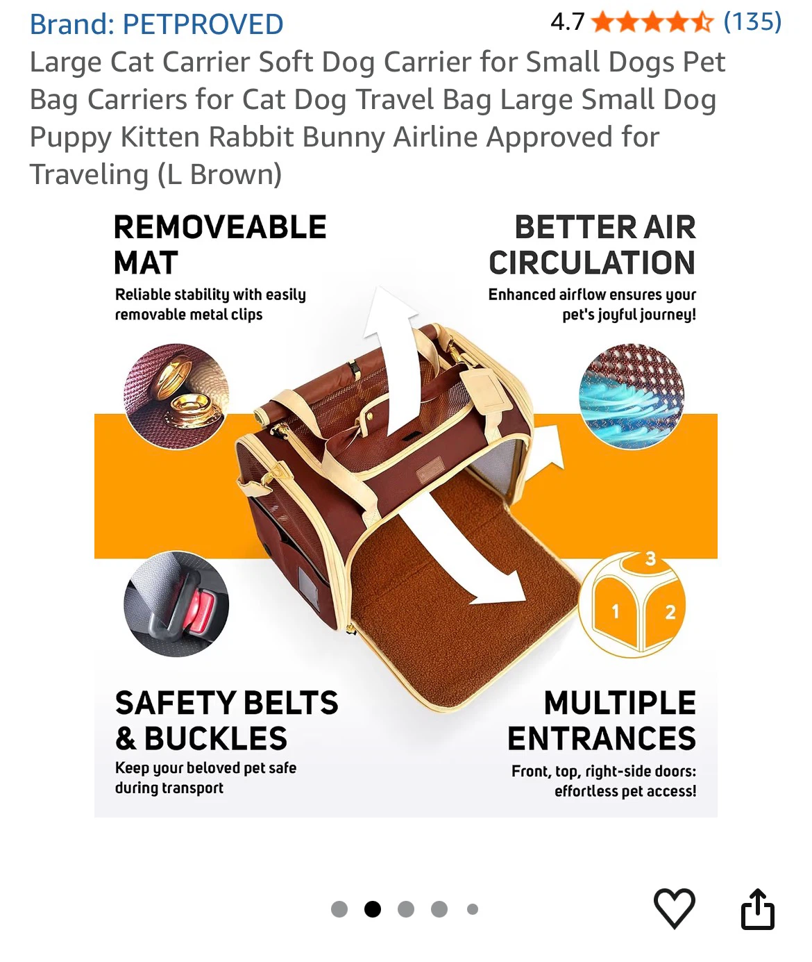 Large Pet Carrier Bag - photo 2