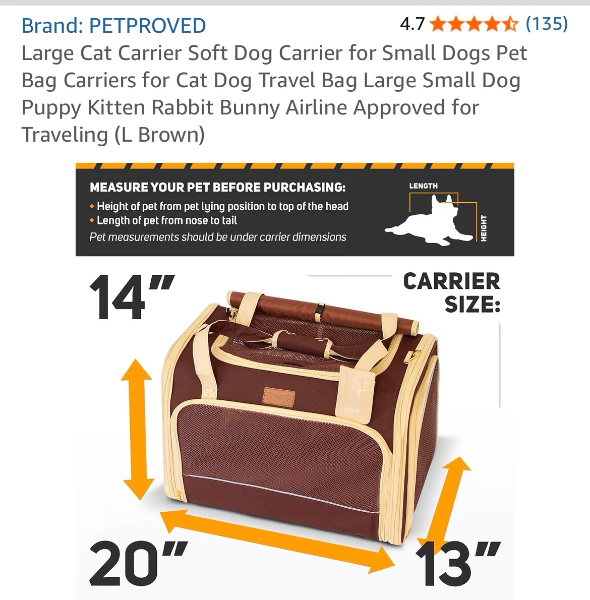 Large Pet Carrier Bag - photo 3
