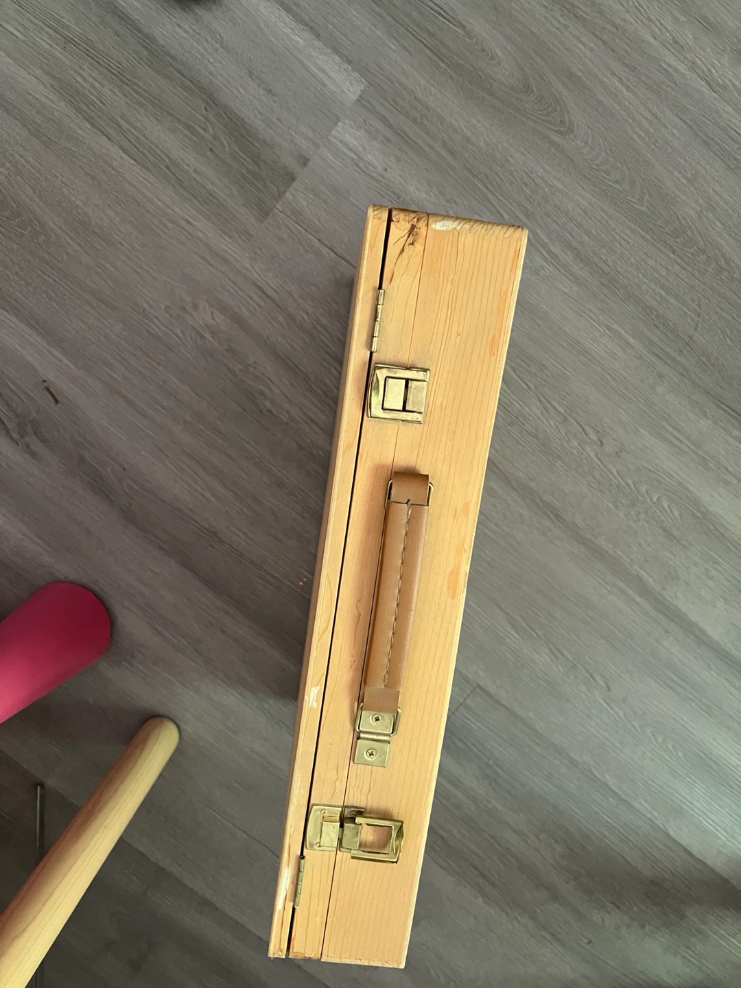 Wooden Art Box with Palette - photo 2