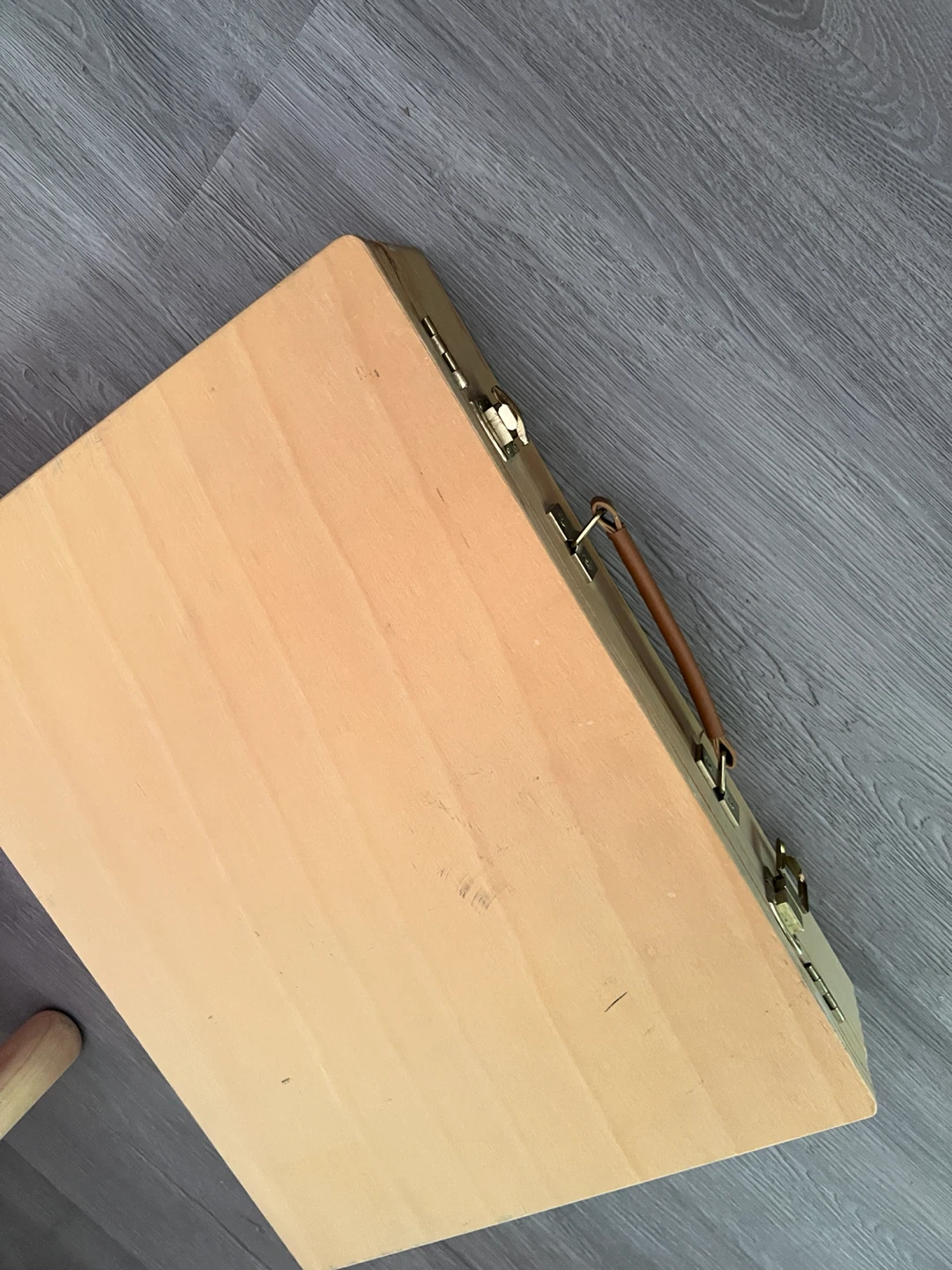 Wooden Art Box with Palette - photo 3