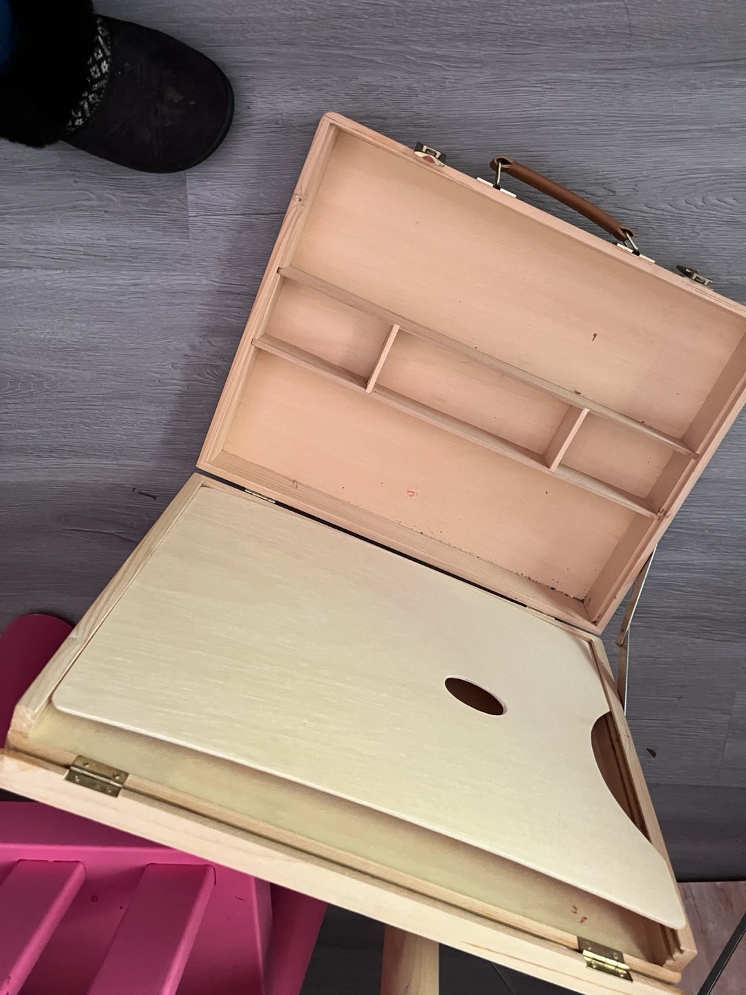Wooden Art Box with Palette - photo 4