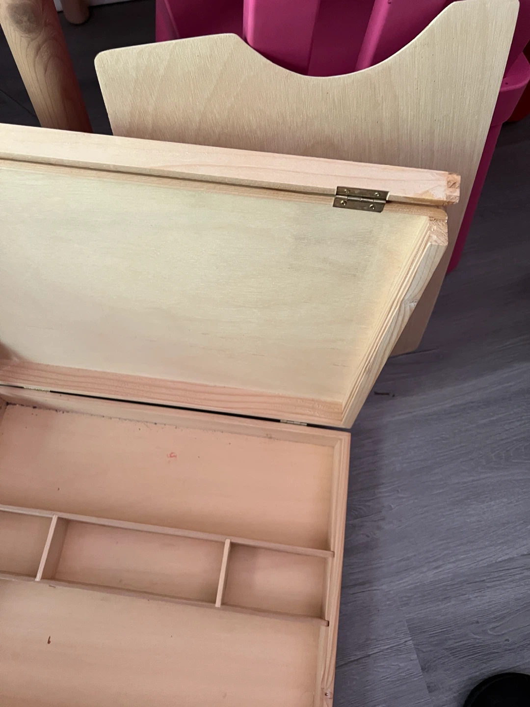Wooden Art Box with Palette - photo 5