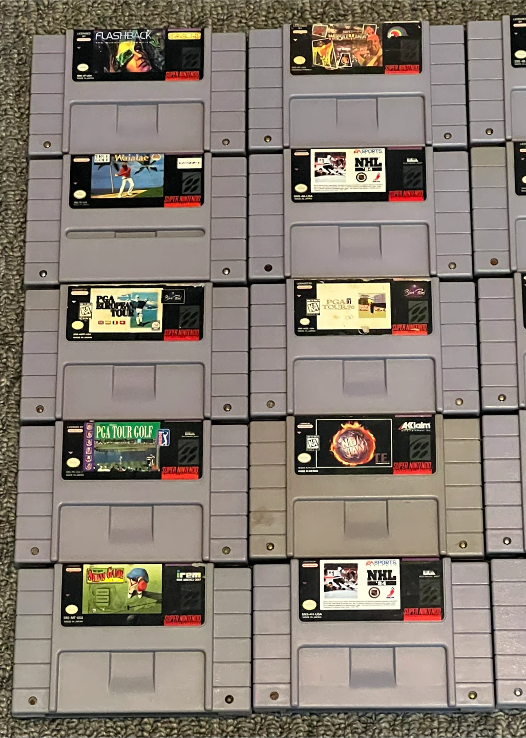 Super Nintendo (SNES) Video Game Cartridges - photo 2