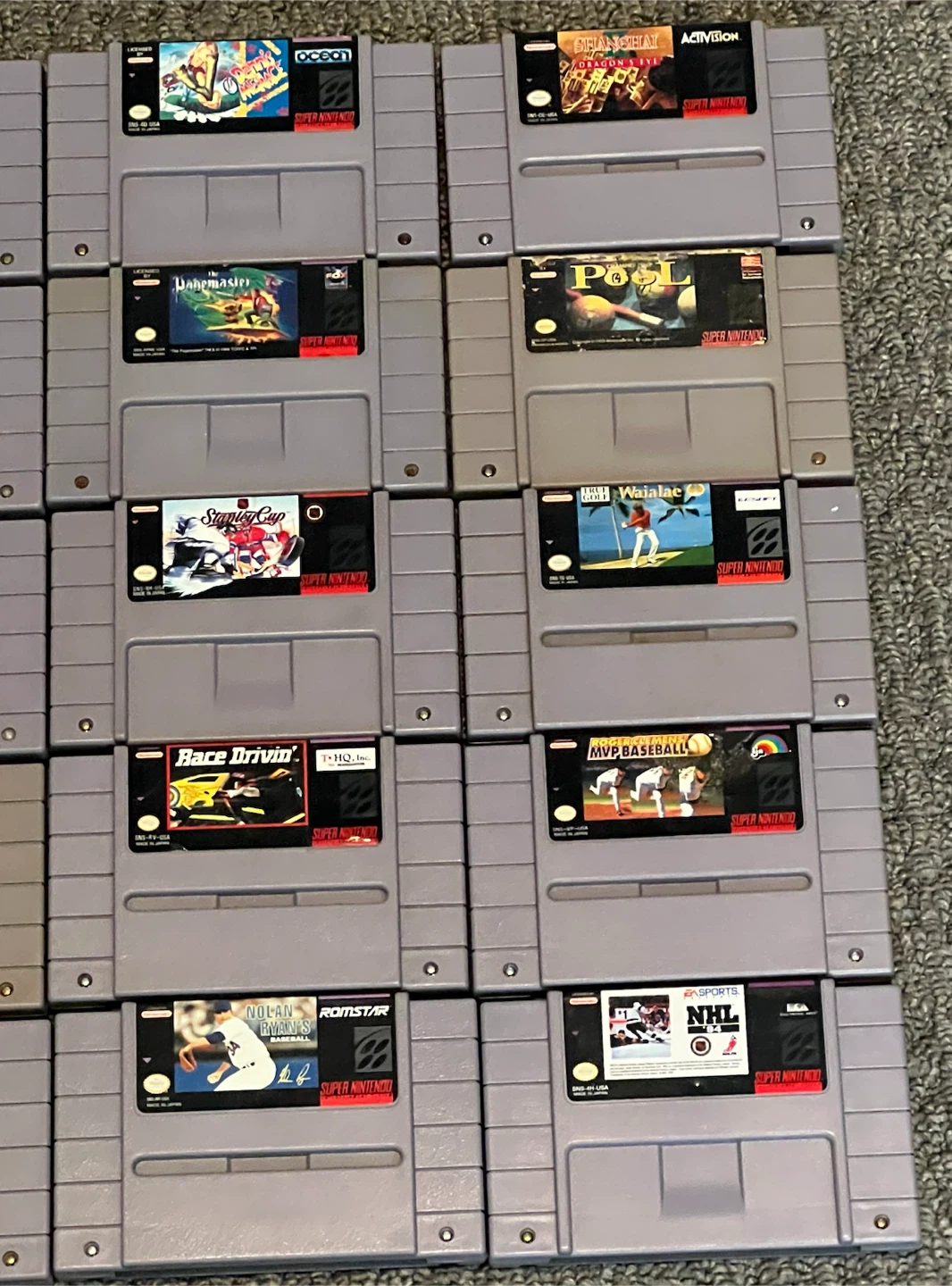 Super Nintendo (SNES) Video Game Cartridges - photo 3