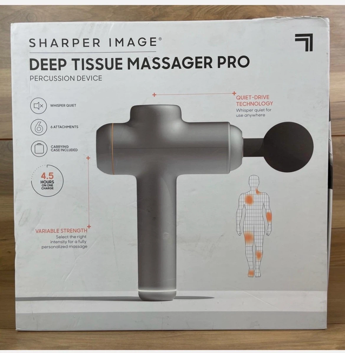 Sharper Image Deep Tissue Massager Pro Percussion Device - photo 2
