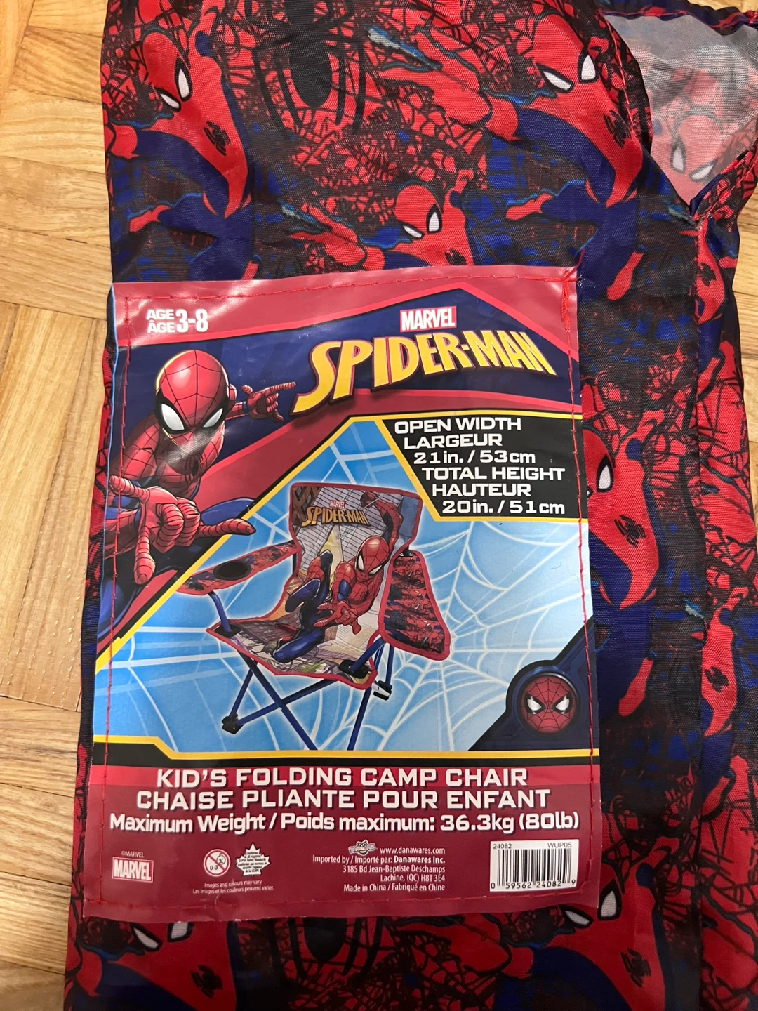 Marvel Spider-Man Kid's Folding Camp Chair - photo 2