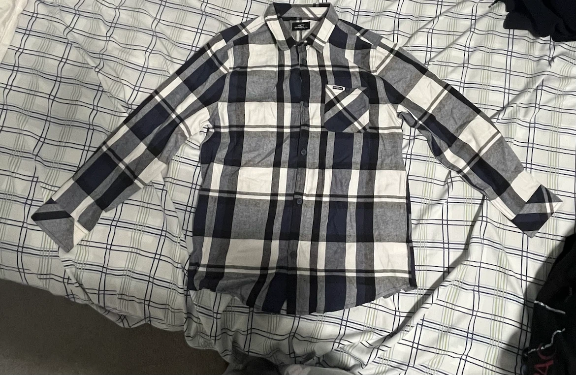 O'Neill Plaid Flannel Button-Up Shirt - photo 2