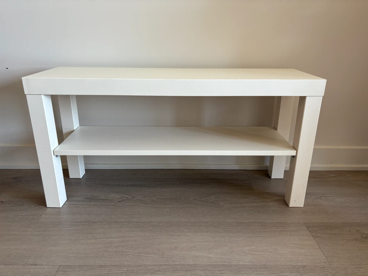 White Tv Stand - photo 2