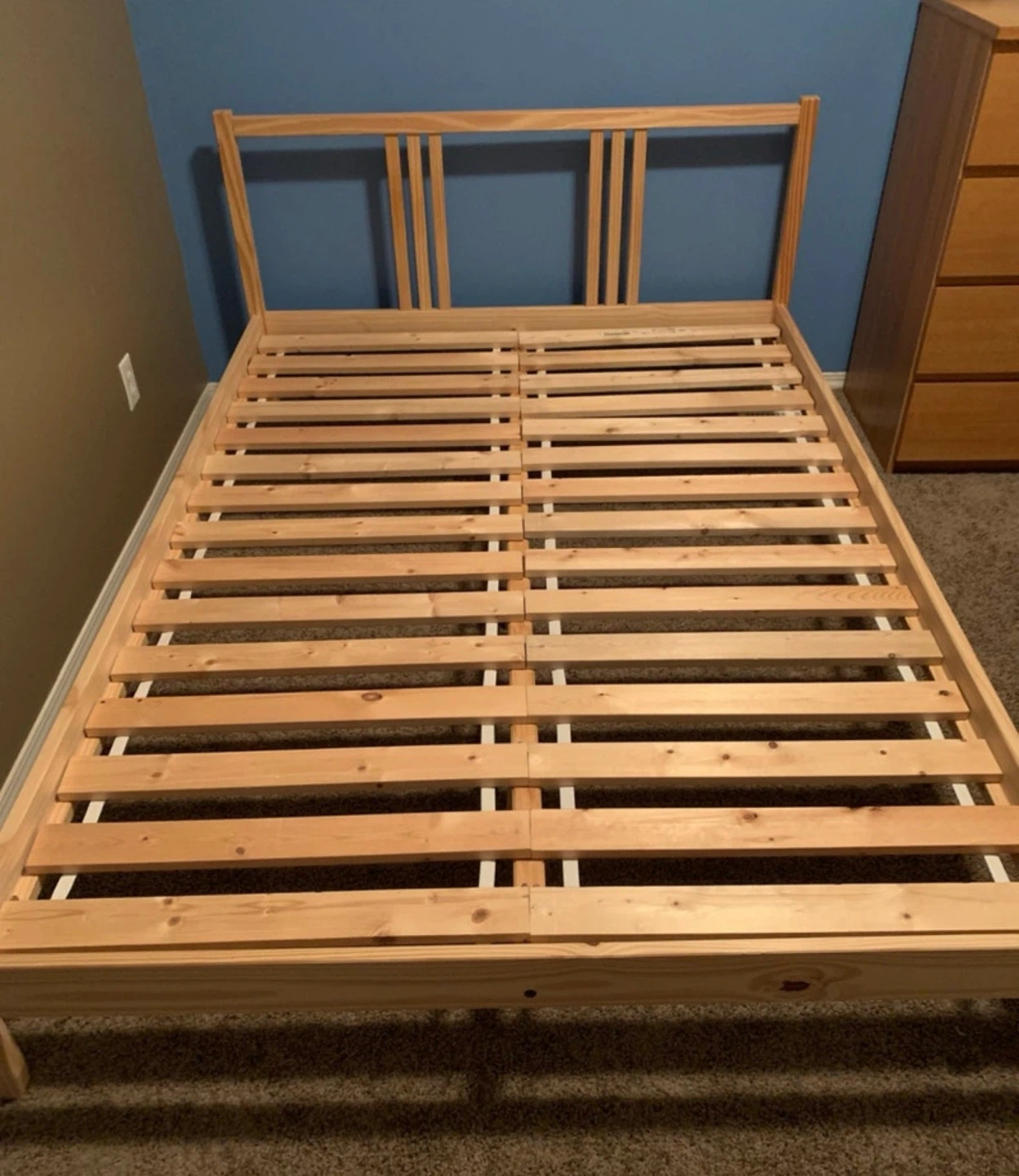 IKEA Full size bed frame in wooden