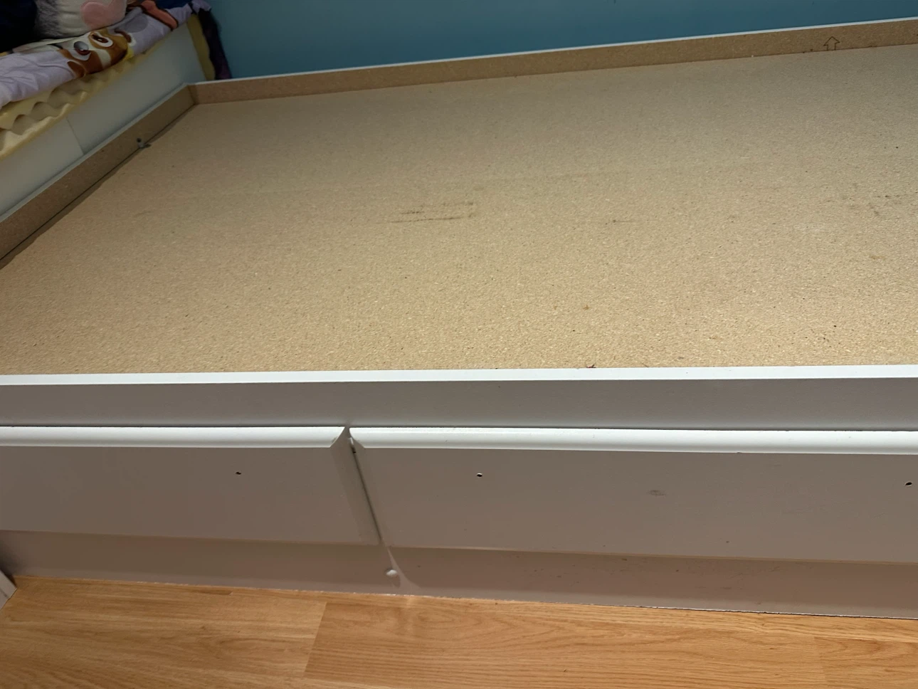 2 White Twin Bed Frame with Storage Drawers - photo 4