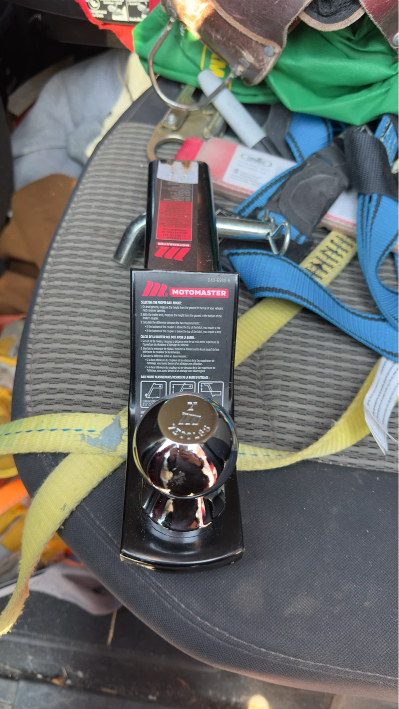 Motomaster 2" Trailer Ball Mount - photo 2
