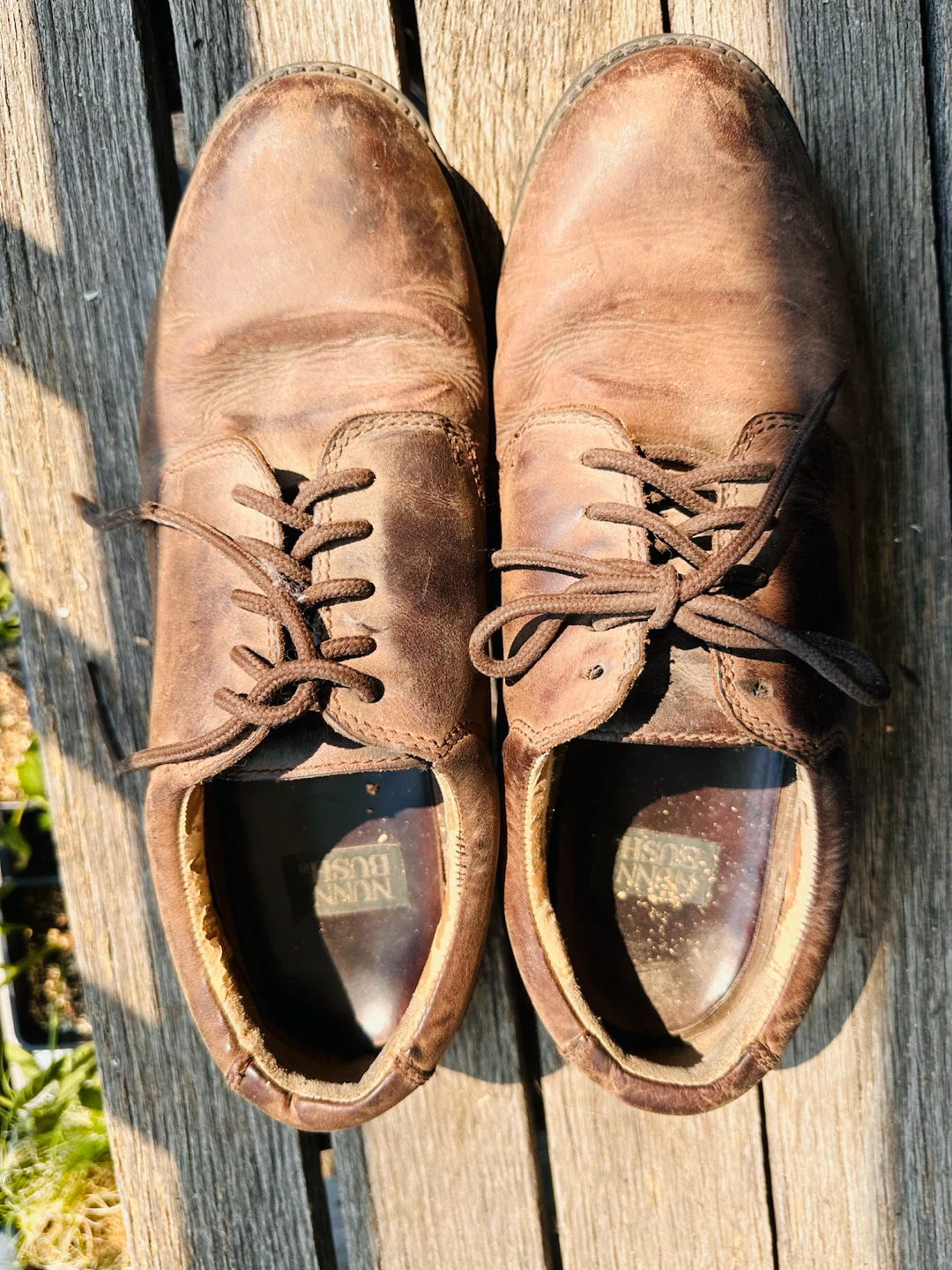 Nunn Bush Brown Leather Dress Shoes mens 10.5