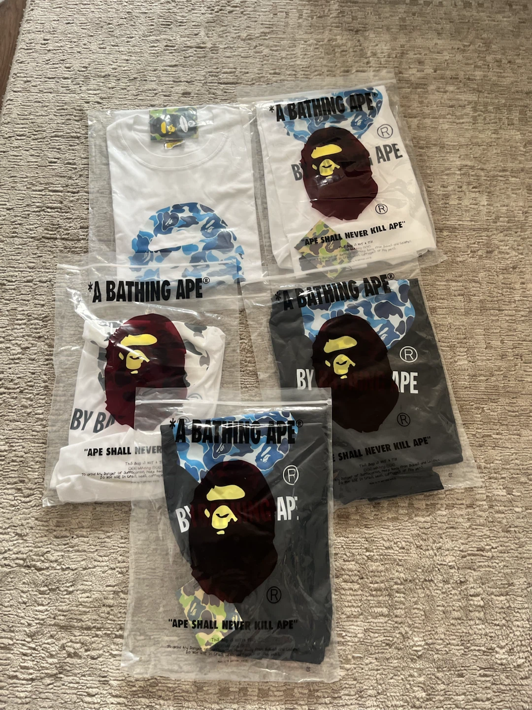 Bape tee lot