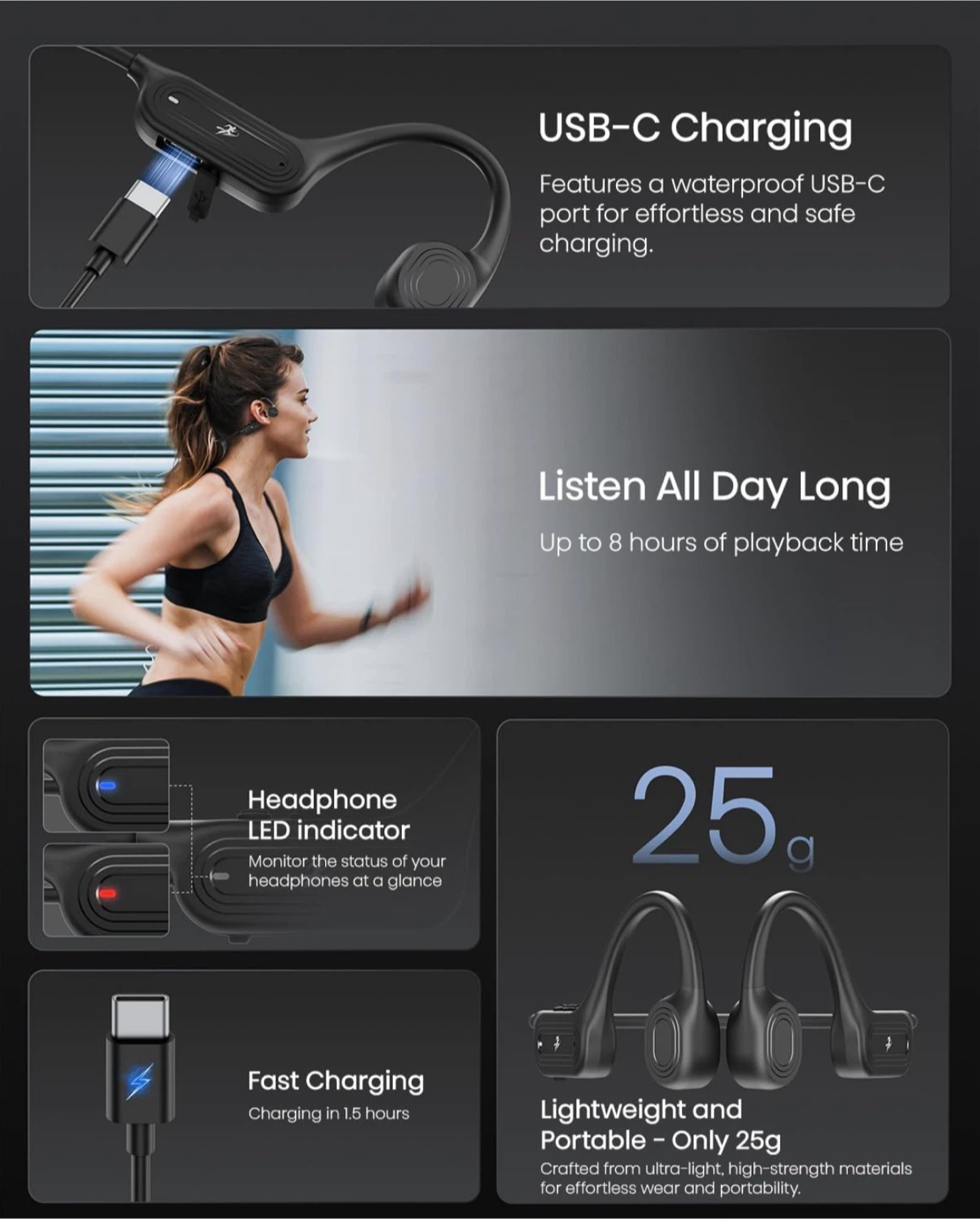 Brand new Bone Conduction Headphones - photo 3