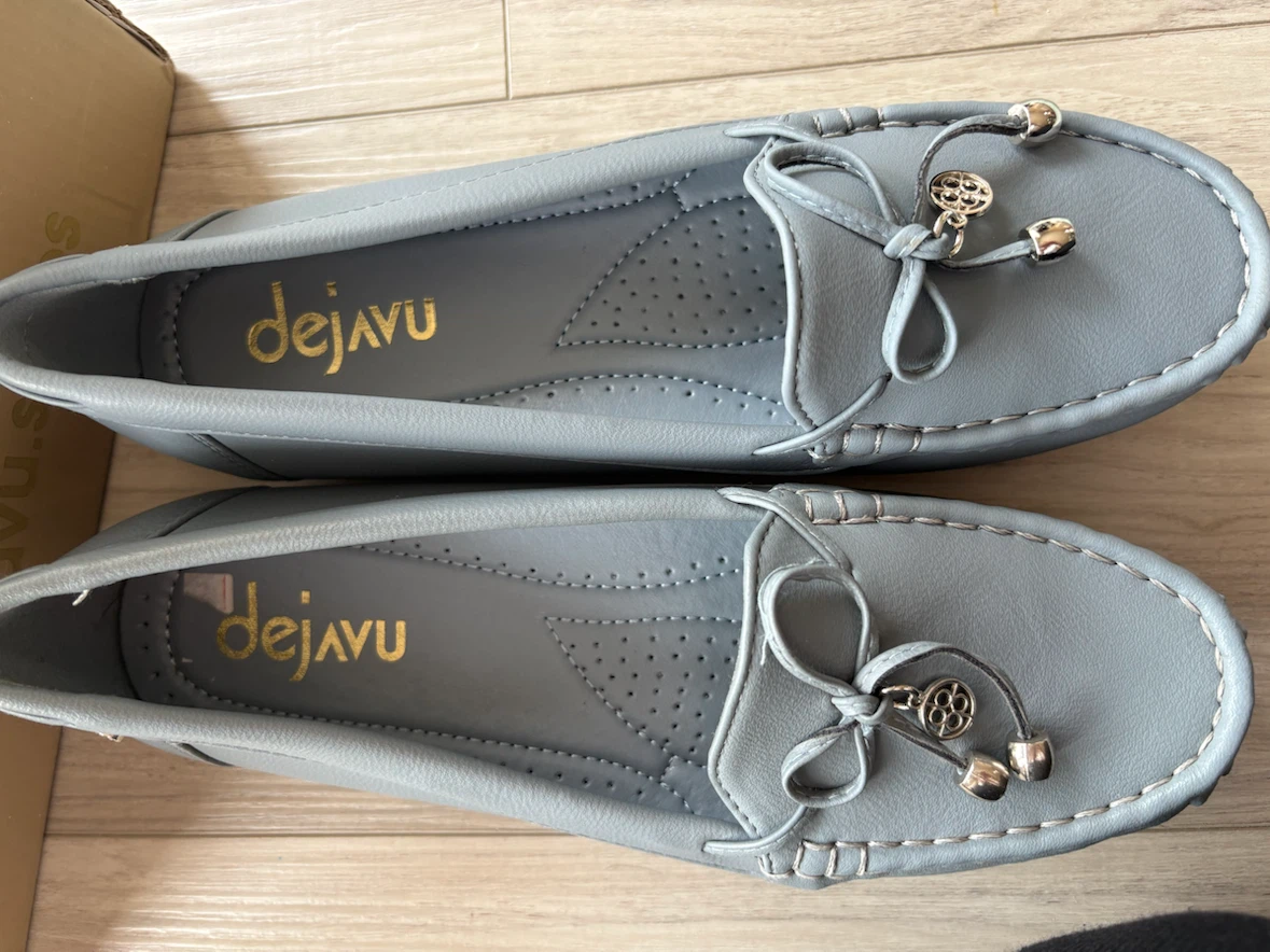 Déjà Vu Grey Loafers - photo 2