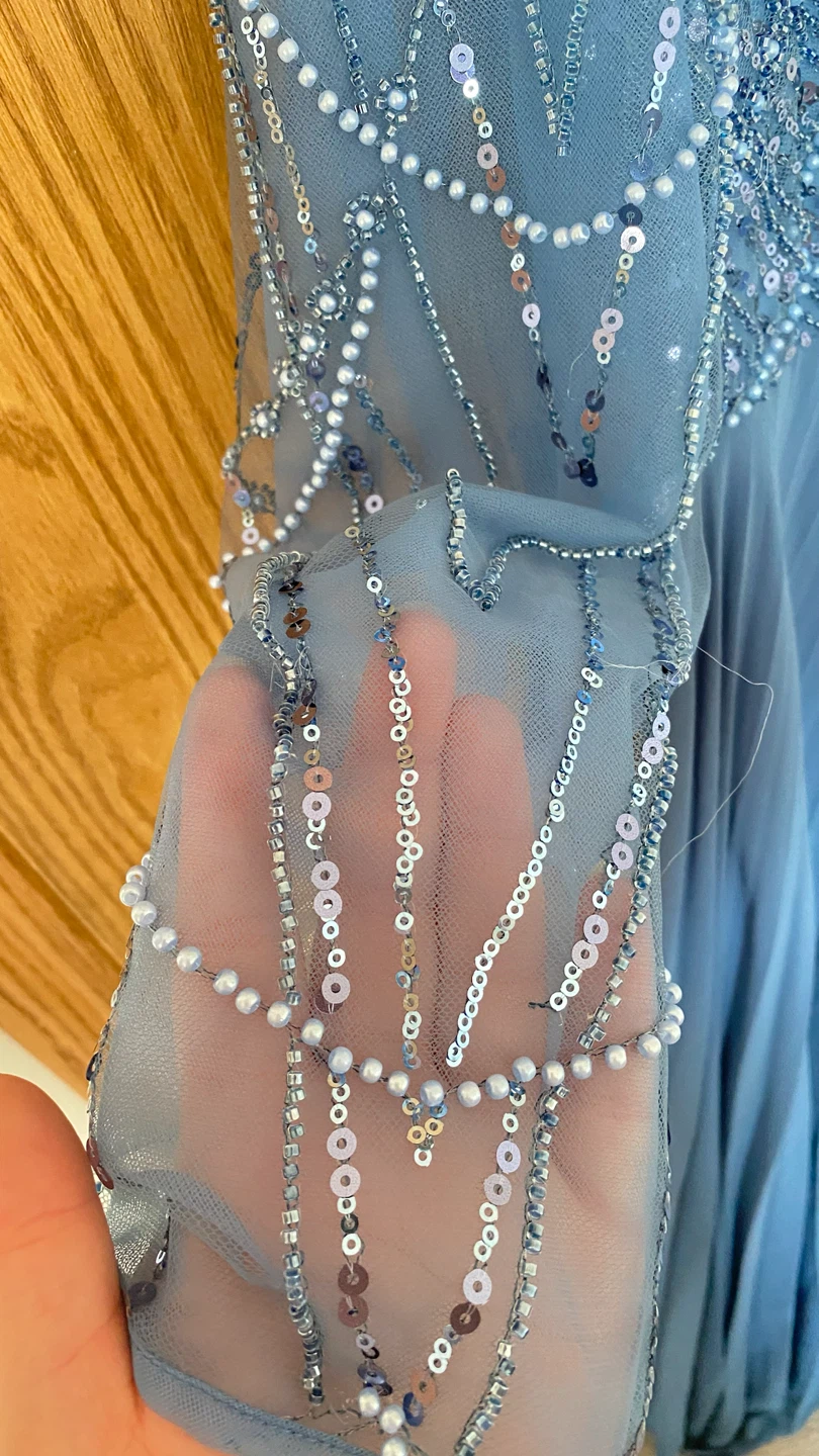 Danier Blue Beaded dress - photo 3