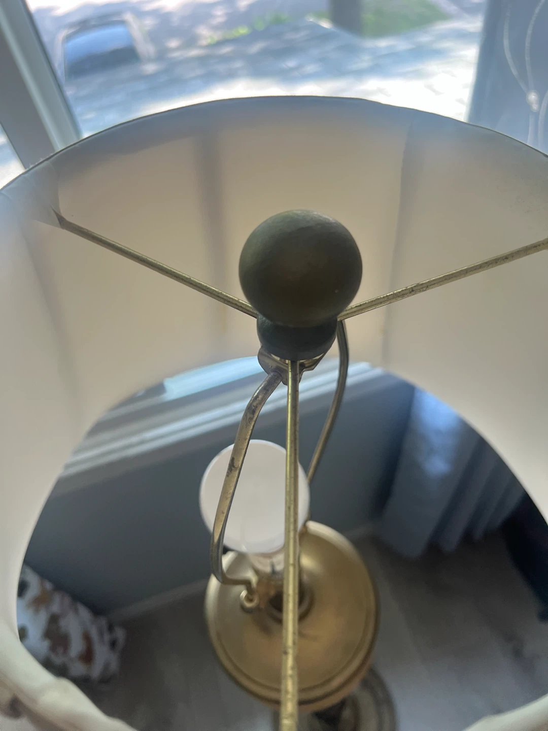 Vintage Floor Lamp with Tan Shade - photo 4