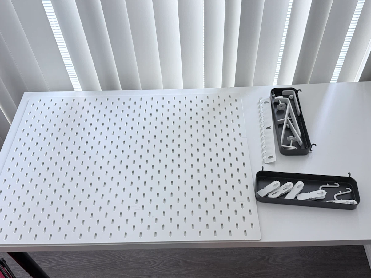 IKEA pegboard
