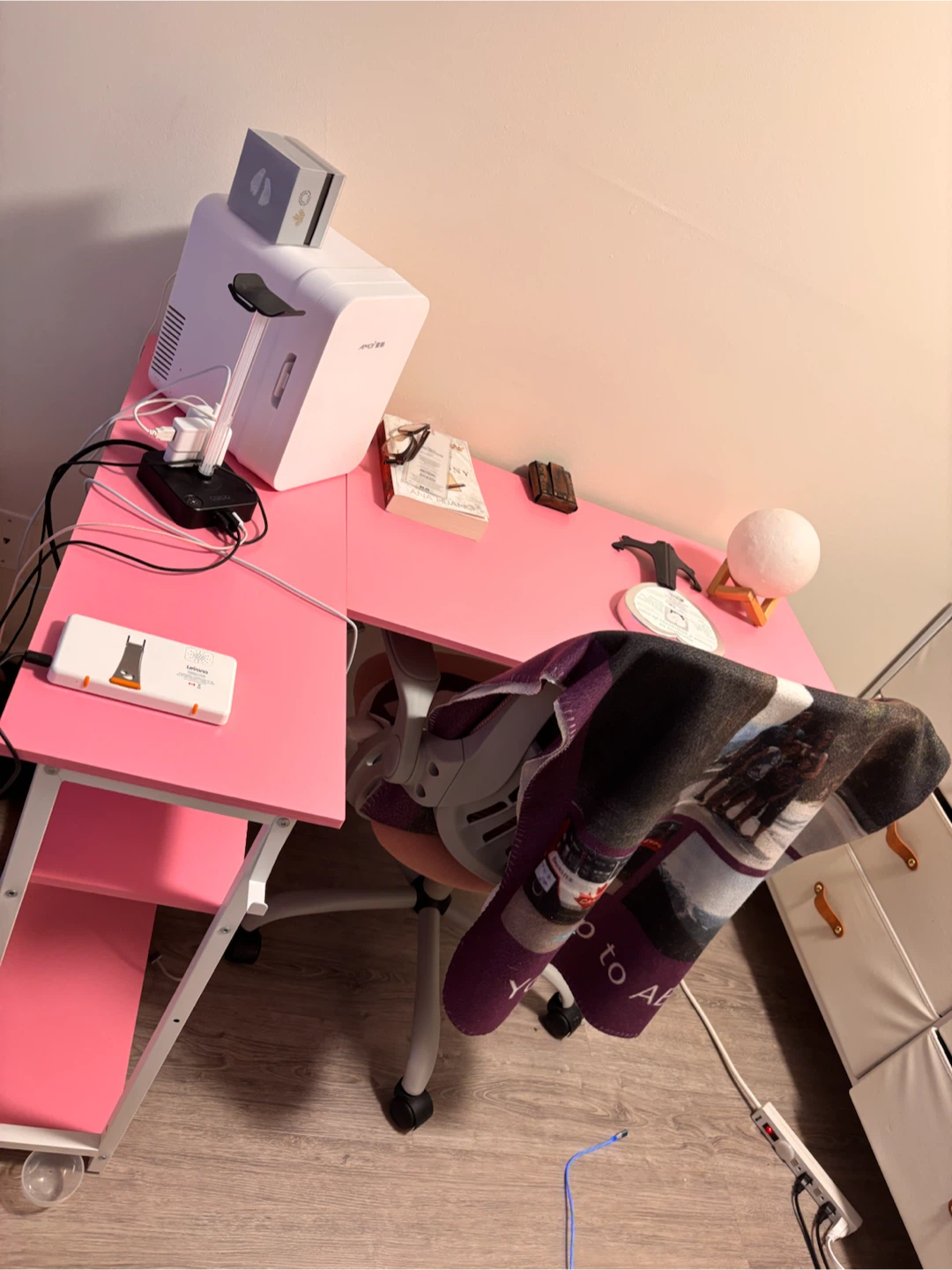 Pink Desk and Chair