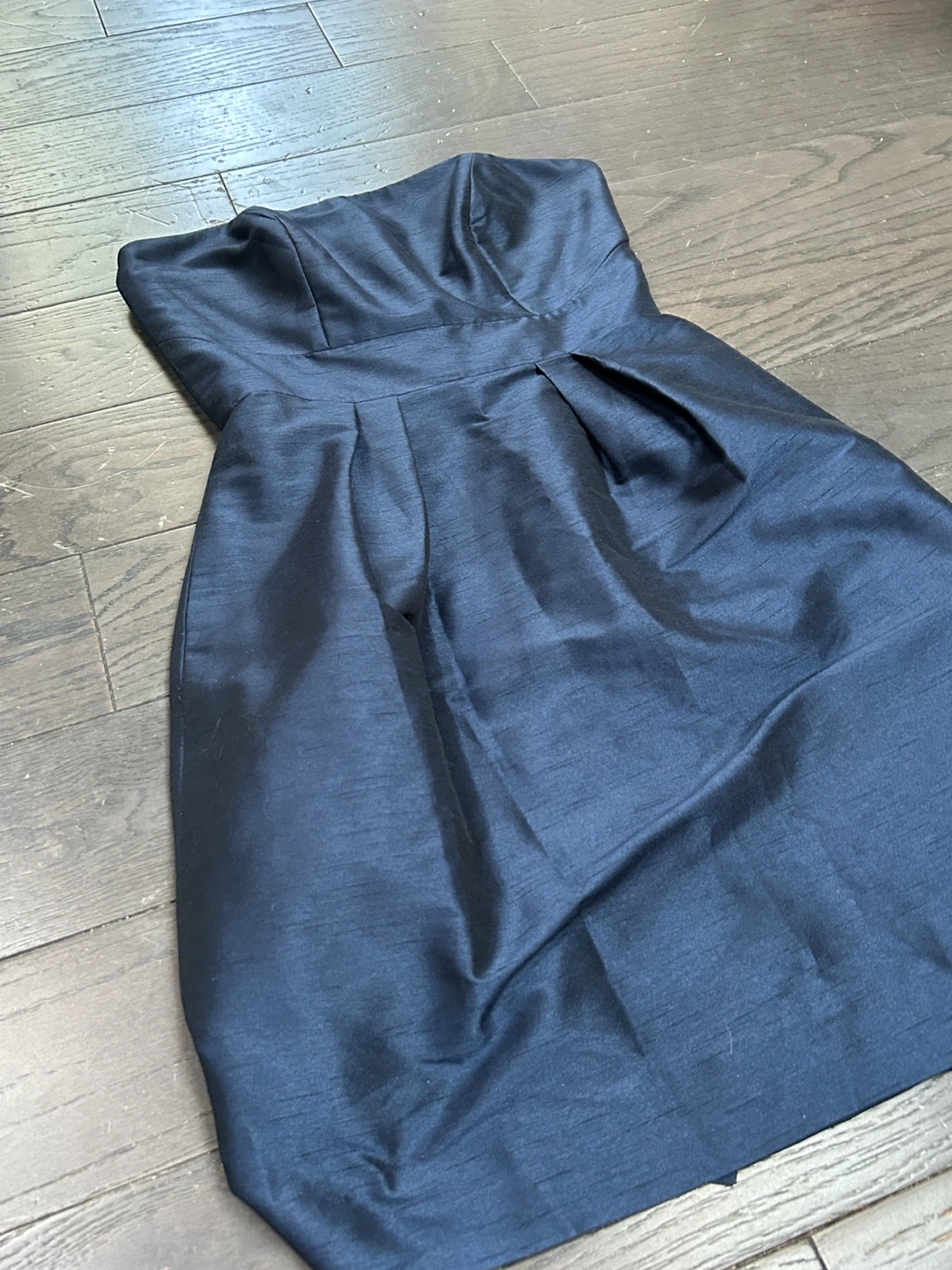 Alfred Sung navy blue strapless dress size 8 - photo 2