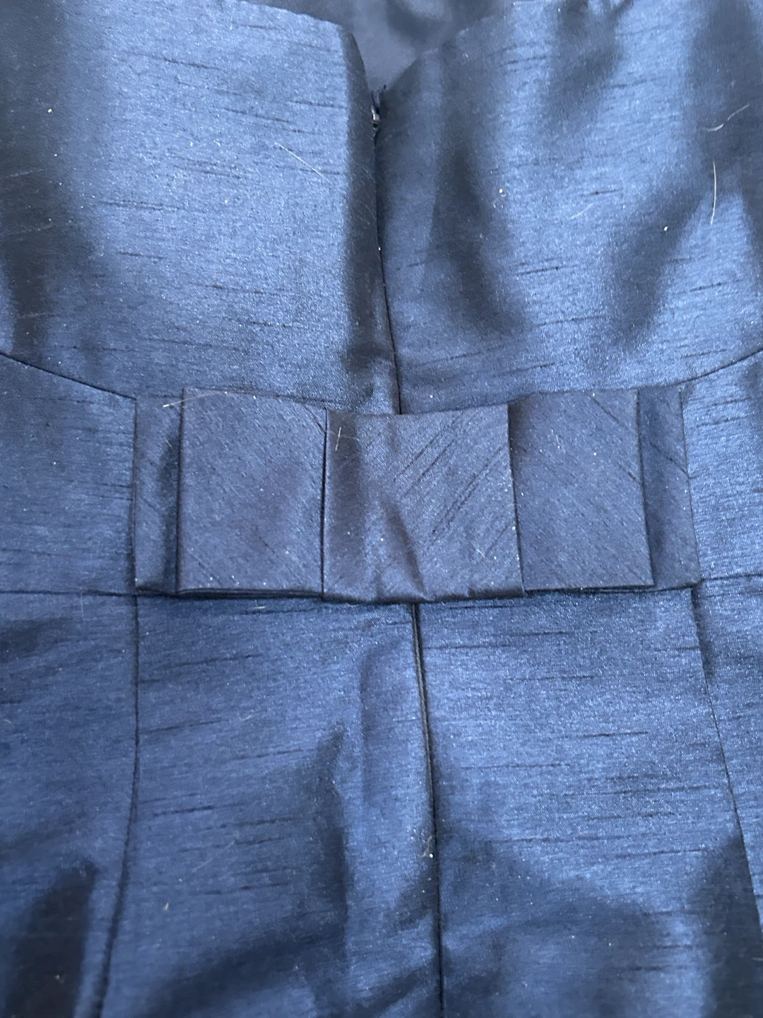 Alfred Sung navy blue strapless dress size 8 - photo 4