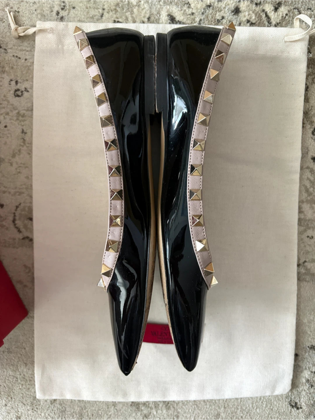 Valentino Garavani Rockstud Ballerina Flats - photo 5