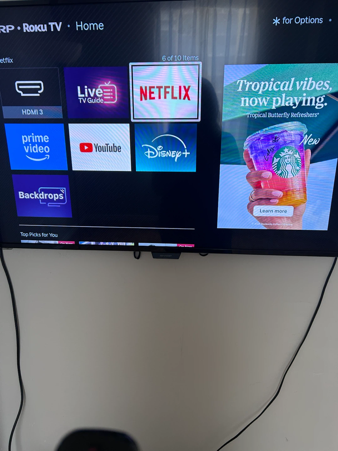 43 inches Sharp Roku TV - photo 2