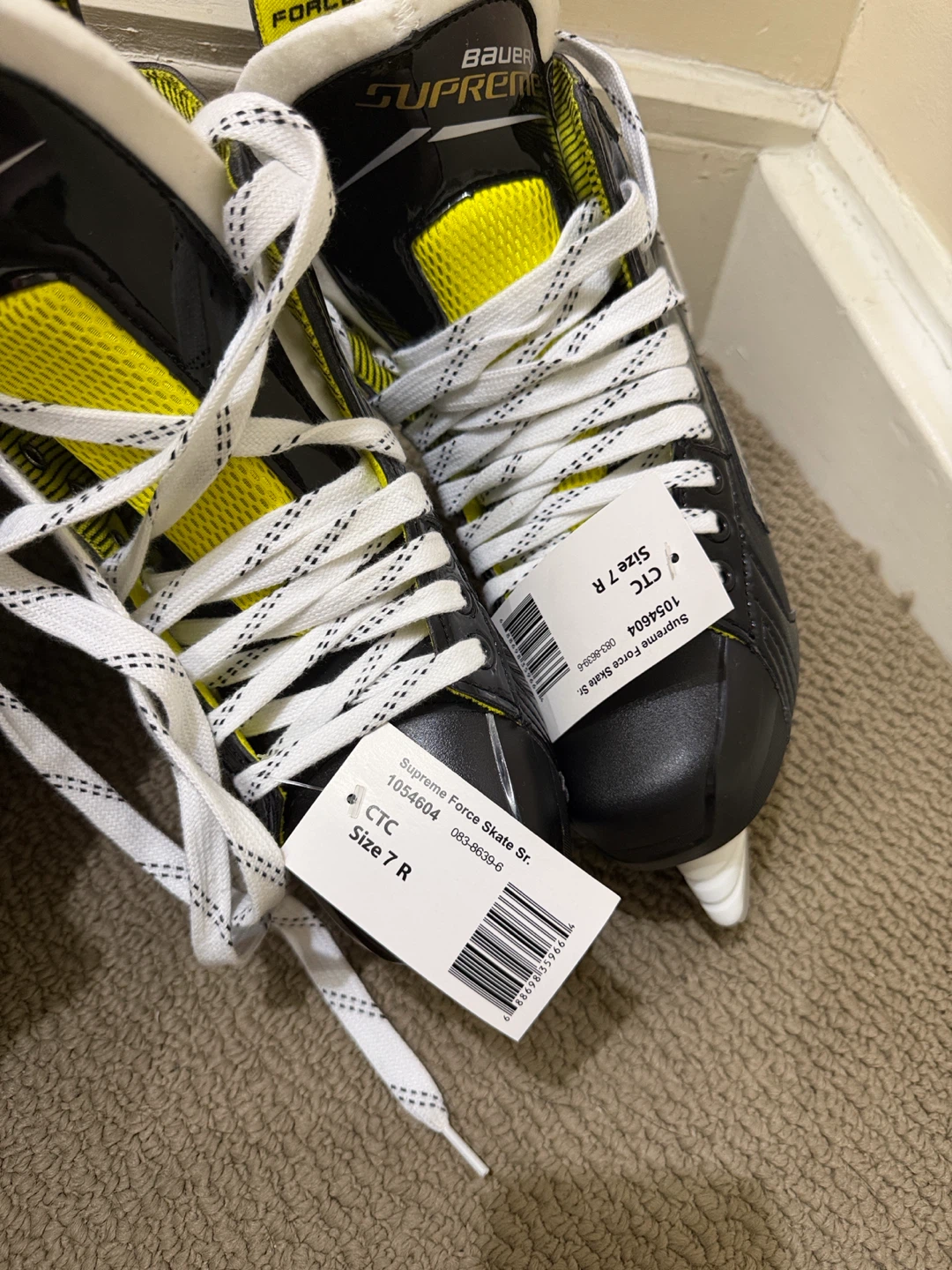 Bauer Supreme Force Senior Ice Skates SIZE 7R NEVER USED - photo 5