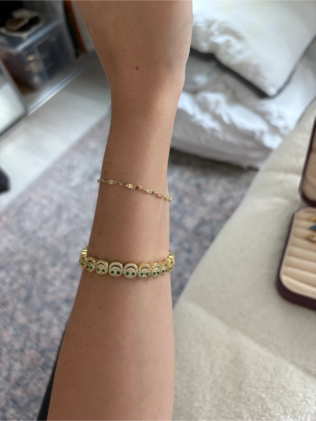 Lisa Gozlan smiley face bracelet - photo 2