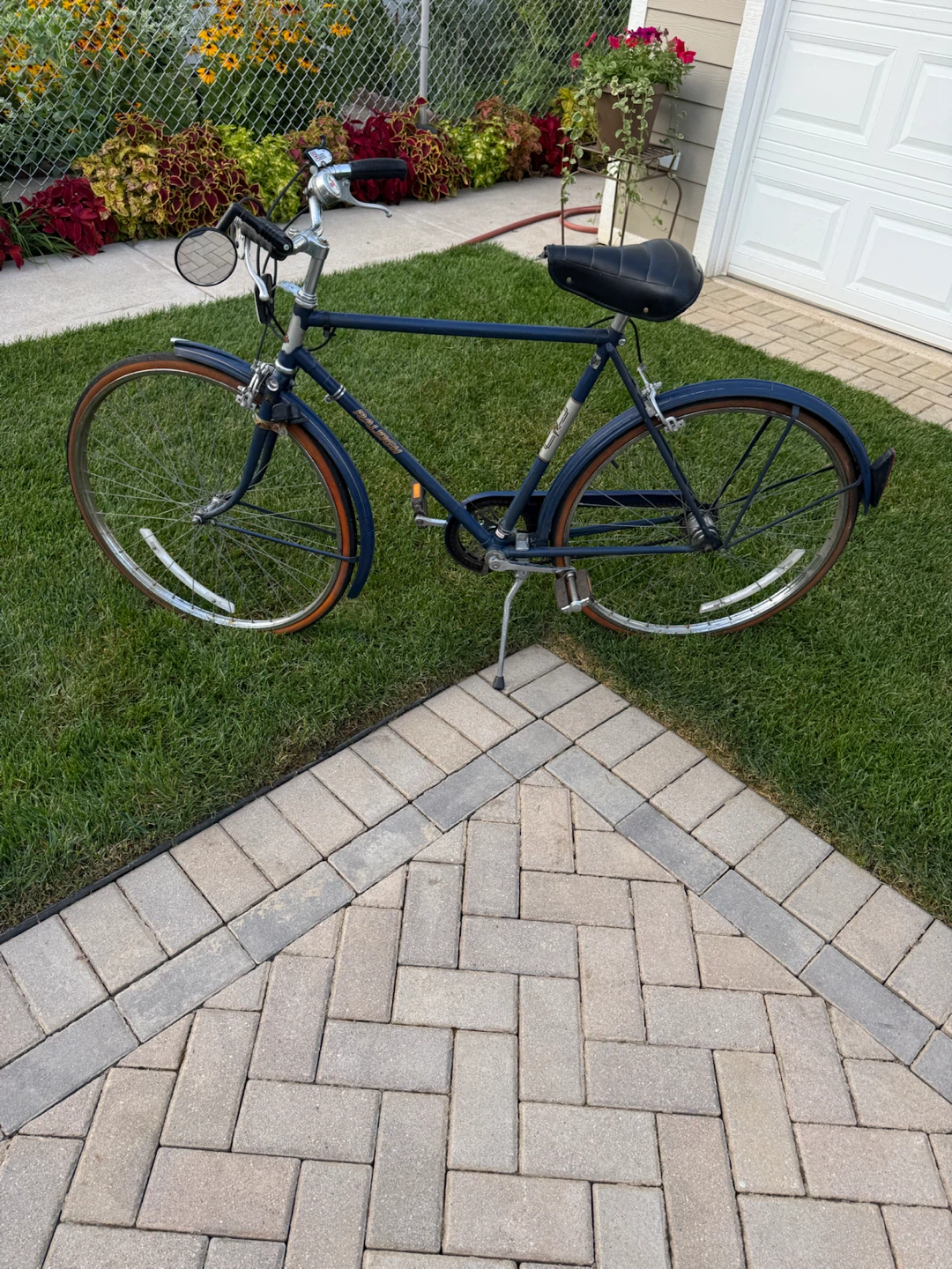 Blue Raleigh Cruiser Bicycle . $60.00 or best offer