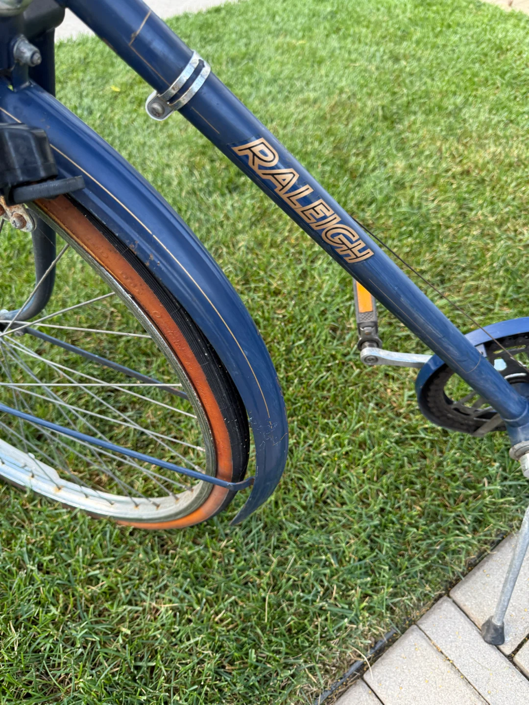 Blue Raleigh Cruiser Bicycle . $60.00 or best offer - photo 2